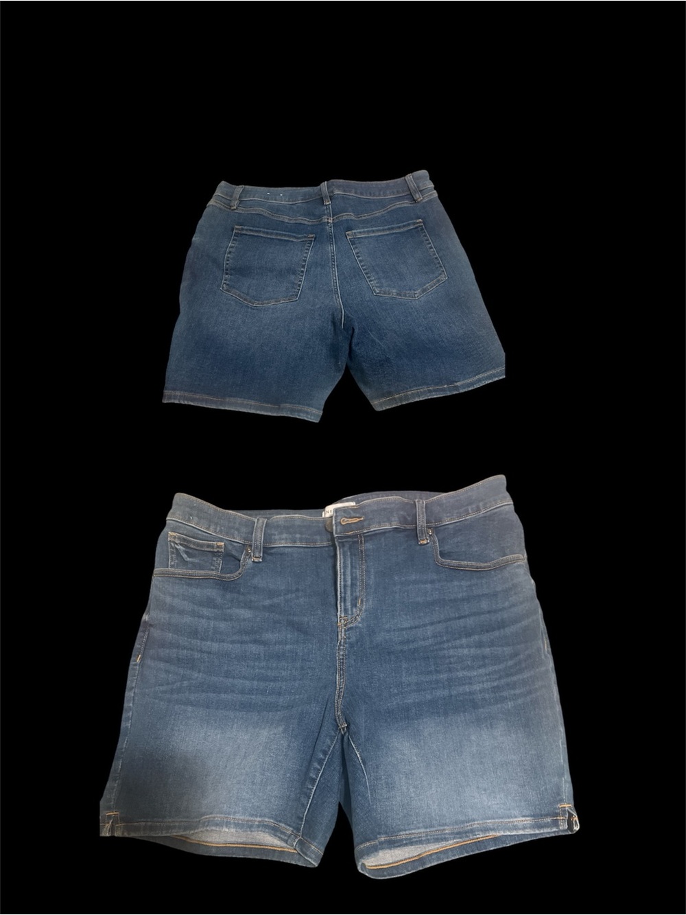 Lane Bryant Dark Blue Denim Shorts